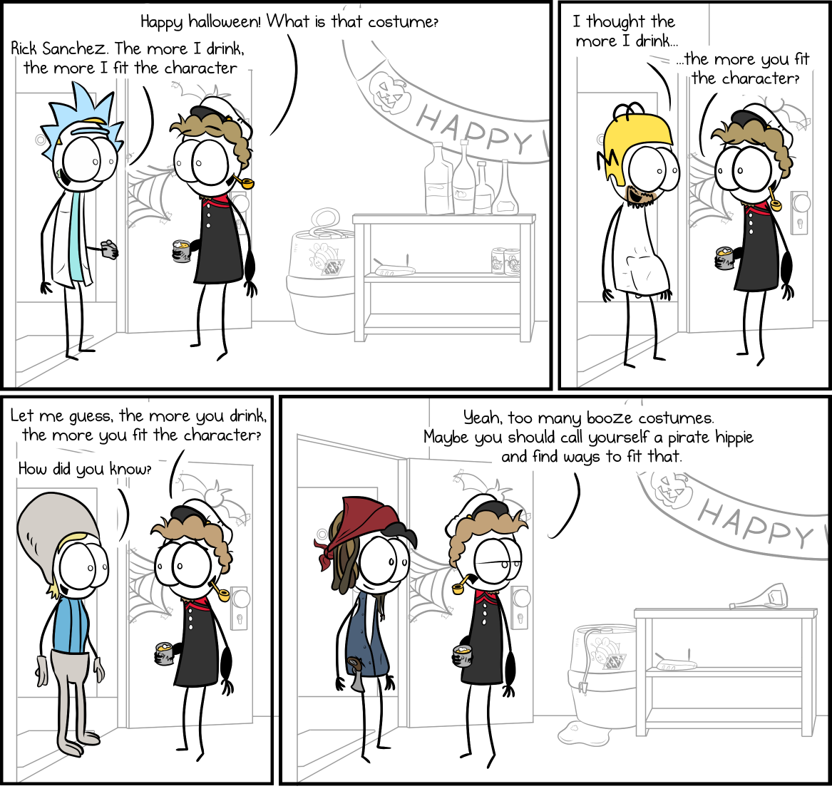 Halloween Alcoholics