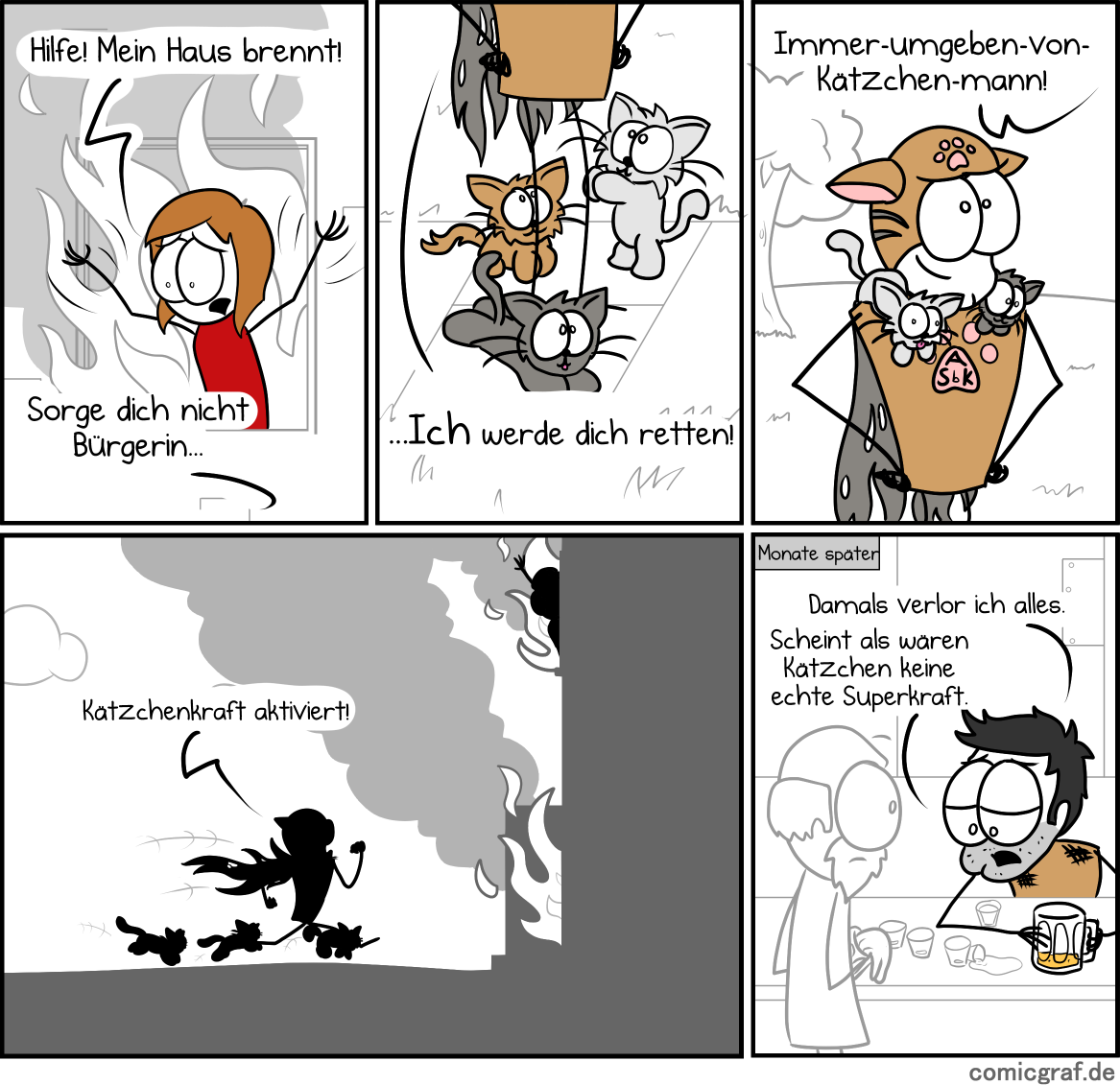 Immer-umgeben-von-Kätzchen-Mann