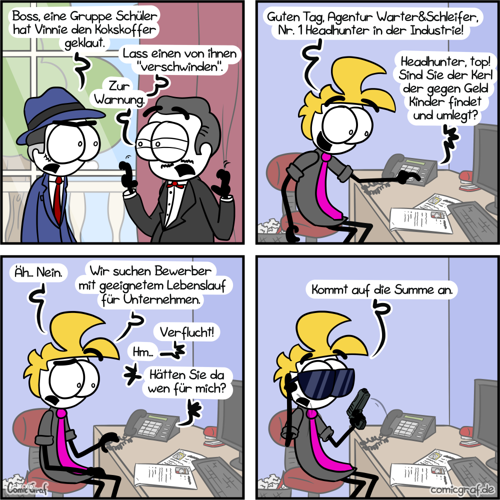 Headhunter bei Tag, Headhunter bei Nacht