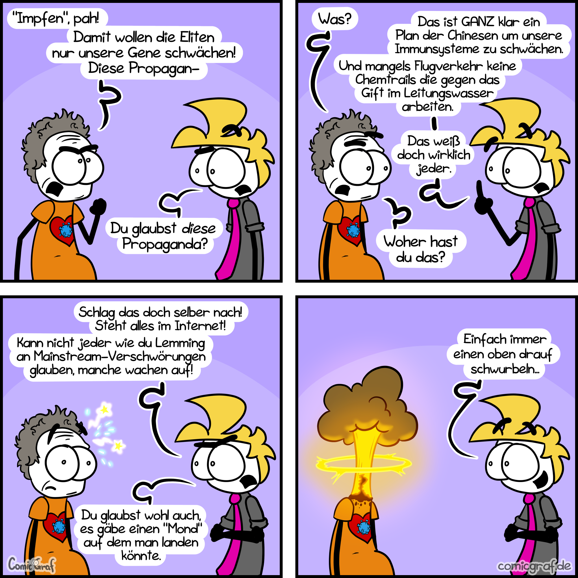 Impfen 3: Oben drauf Schwurbeln