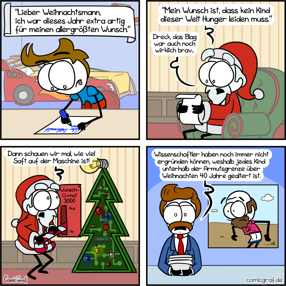 Weihnachten 2018 Hunger